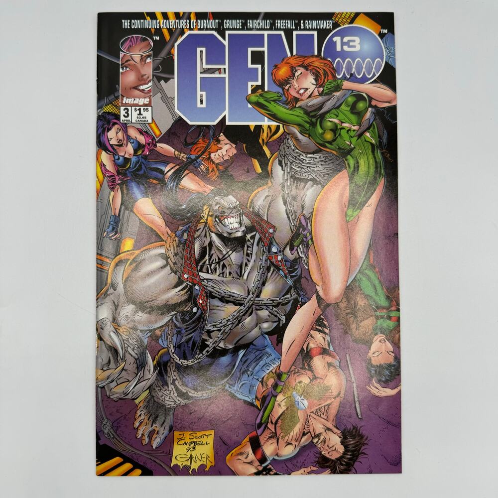 Gen 13 J Scott Campbell April 1994 First Printing Image Comics Inc